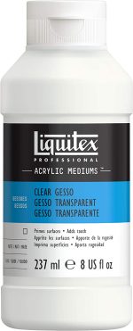 Liquitex Professional Gesso Surface Prep Medium, 473ml (16-oz), Clear - Image 2
